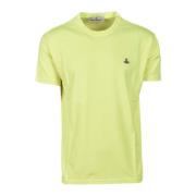 Stijlvolle katoenen T-shirt Vivienne Westwood , Yellow , Heren