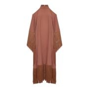 Fringes Divina Kaftan Jurk Taller Marmo , Orange , Dames