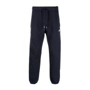 Blauwe Geborduurde Logo Broek Autry , Blue , Heren