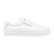 Lente/Zomer Dames Schoenen Collectie Tommy Hilfiger , White , Dames