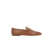 Platte leren mocassinschoenen Tod's , Brown , Dames