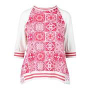 Casual Gebreide Trui Ballantyne , Pink , Dames