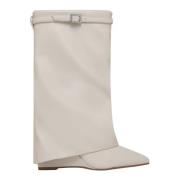 Witte Shock Laars Steve Madden , White , Dames