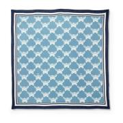 Wollen sjaal met Lauretos-monogram MCM , Blue , Dames