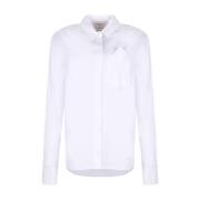 Witte Shirt MAX Mara Stijl Sportmax , White , Dames