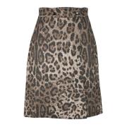 Stijlvolle wollen rok Dolce & Gabbana , Brown , Dames