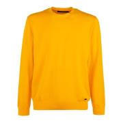 Heren Crewneck Sweater - Basic Stijl Liu Jo , Yellow , Heren