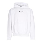 Witte Essential Hoodie met Verstelbare Capuchon en Voorzak Karl Kani ,...