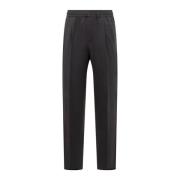 Wollen Joggers Ermenegildo Zegna , Black , Heren