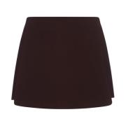 Bruine Rok-Shorts in Viscosemix Ermanno Scervino , Brown , Dames