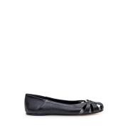 Aurelie Ballerina Sandalen Salvatore Ferragamo , Black , Dames