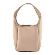 Leren Handtas 100% Pelle Vic Matié , Beige , Dames