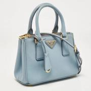 Pre-owned Leather prada-bags Prada Vintage , Blue , Dames