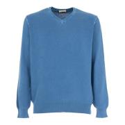 Lichtgewicht V-hals Heren Trui Cashmere Company , Blue , Heren