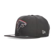 Atlanta Falcons Grafiet Snapback Hoed New Era , Gray , Unisex