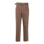 Hoge Taille Chino Broek voor Vrouwen Liu Jo , Brown , Dames