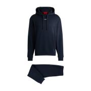 Blauw Sportief Hoodiepak Hugo Boss , Blue , Heren