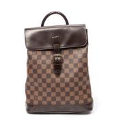 Pre-owned Canvas backpacks Louis Vuitton Vintage , Brown , Dames