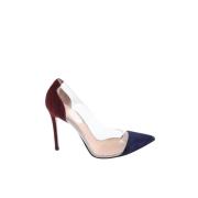 Pre-owned Leather heels Gianvito Rossi Pre-owned , Blue , Dames