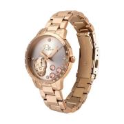 Multicolor Roestvrijstalen Horloge Police , Brown , Dames