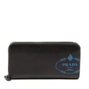 Pre-owned Canvas wallets Prada Vintage , Black , Dames