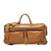 Leren Bruine Koffers Brunello Cucinelli , Brown , Heren