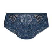 Kanten slip Hanro , Blue , Dames