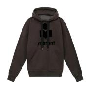 Grijze hoodie met kangoeroezak Isabel Marant , Brown , Heren