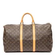 Pre-owned Canvas travel-bags Louis Vuitton Vintage , Brown , Dames