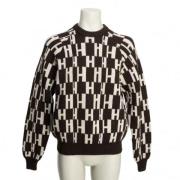 Pre-owned Wool tops Hermès Vintage , Brown , Dames