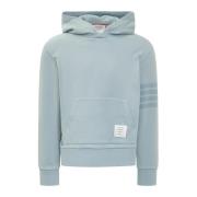 Crewneck Hoodie in Klassieke Stijl Thom Browne , Blue , Heren