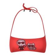 sea bra Karl Lagerfeld , Red , Dames