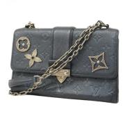 Pre-owned Fabric shoulder-bags Louis Vuitton Vintage , Black , Dames