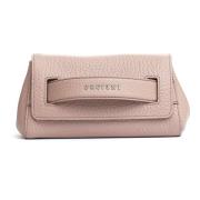 Stijlvolle Crossbody Tas in Roze Orciani , Beige , Dames