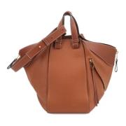 Pre-owned Leather handbags Loewe Pre-owned , Brown , Dames