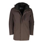 Bruine Winterjas Pierre Cardin , Brown , Heren