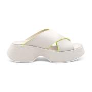 Mini-Yoko-slipper met logo ijskleur Vic Matié , White , Dames