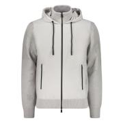 Technische Jas met Rits en Capuchon Herno , Gray , Heren