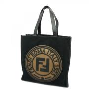 Pre-owned Canvas fendi-bags Fendi Vintage , Black , Dames