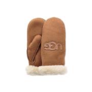 Gezellige Shearling Geborduurde Wanten UGG , Brown , Dames