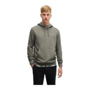 Groene Hoodie Stijlvolle Casual Kleding Hugo Boss , Green , Heren