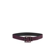 Riem met vierkante gesp Alma EN Pena , Purple , Dames