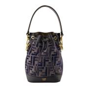 Mini Schat Emmer Tas Fendi , Blue , Dames