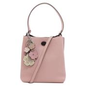 Pre-owned Leather handbags Coach Pre-owned , Pink , Dames