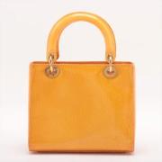 Pre-owned Leather dior-bags Dior Vintage , Yellow , Dames