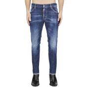 Blauwe Skater Jurk Dsquared2 , Blue , Heren