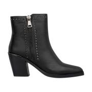 Enkellaarsjes dubbele rits hak Alma EN Pena , Black , Dames