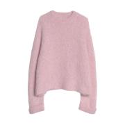 Winter Bloom Alpaca Knit Sweater Aim'n , Pink , Dames