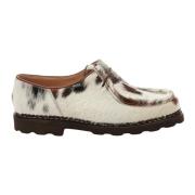 Norman Cowhide Hair Leren Schoen Paraboot , White , Heren