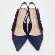 Pre-owned Suede heels Dior Vintage , Blue , Dames